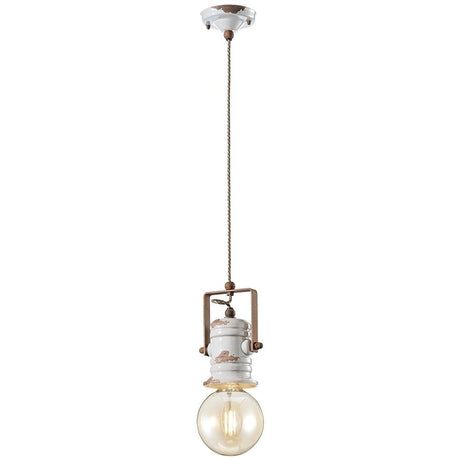 Ferroluce Urban Hängeleuchte im klassischen Design, ideal für jeden Wohnbereich.