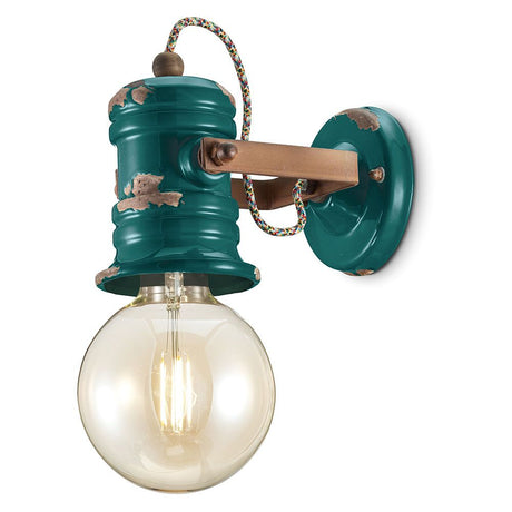 Ceramiczna lampa ścienna Ferroluce Urban