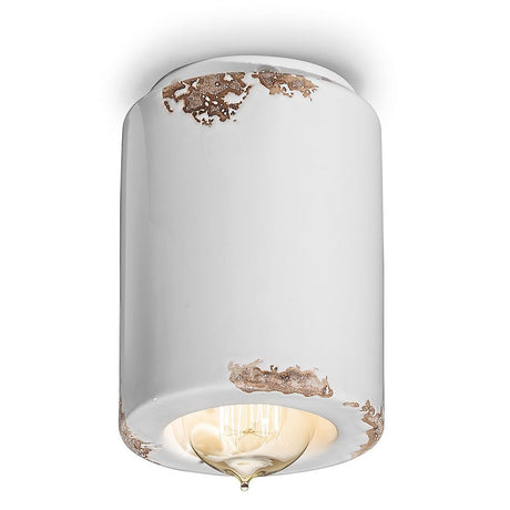 Ferroluce vintage plafondlamp Ø 8,5 cm