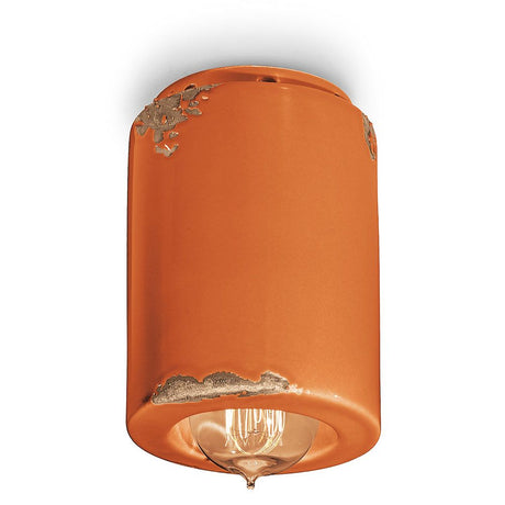 Ferroluce vintage plafondlamp Ø 8,5 cm