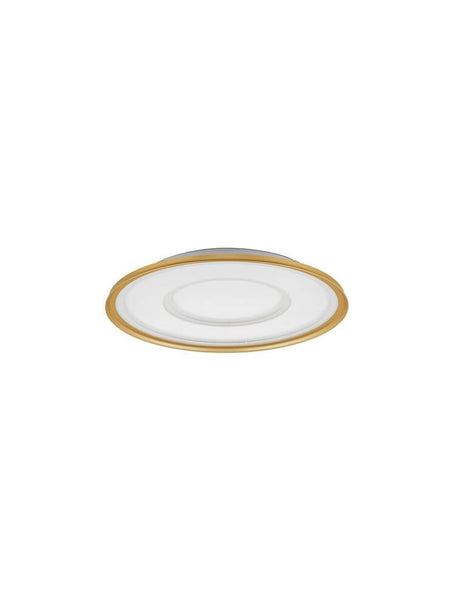 Plafonnier Figin LED à 2 lampes 2700 5000K blanc, doré avec design moderne et fonction dimmable.