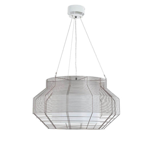 Forestier Hängelampe Mesh Ø 65cm in modernem Drahtdesign, schwebend mit elegantem Licht.