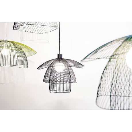 Forestier pendant light Papillon Ø 56 cm in a unique design with recycled materials.