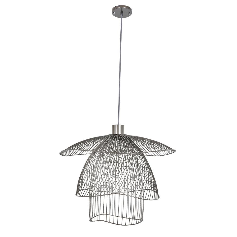 Forestier Hängeleuchte Papillon Ø 56cm mit eleganten Metallkuppeln und modernem, nachhaltigem Design.