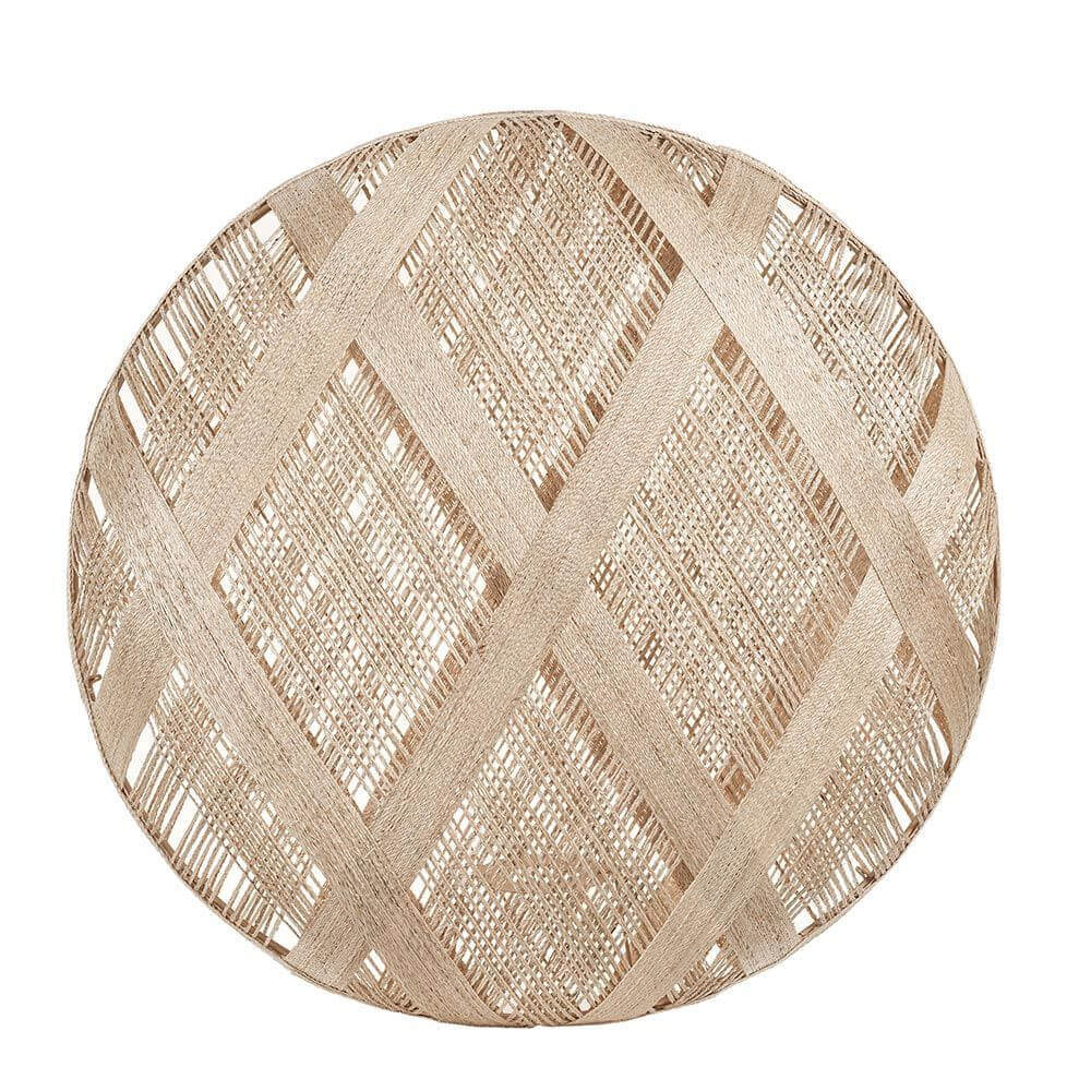 Forestier Lampenschirm Chanpen Diamond aus hochwertigem Naturmaterial mit orientalischem Design.