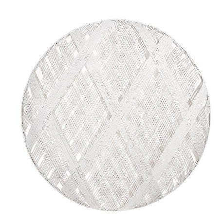 Forestier Lampenschirm Chanpen Diamond in elegantem, geschichtetem Design aus natürlichen Materialien.