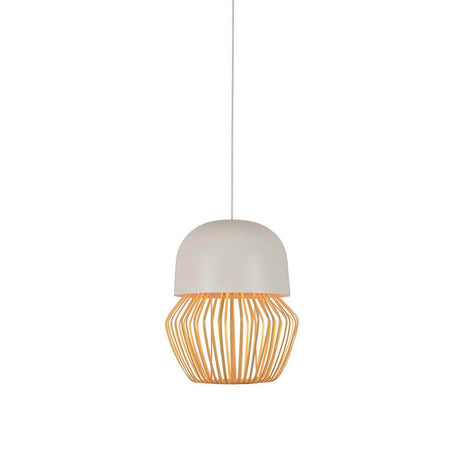 Forestier Pendelleuchte Anemos in modernem Design mit Bambus und Keramik.