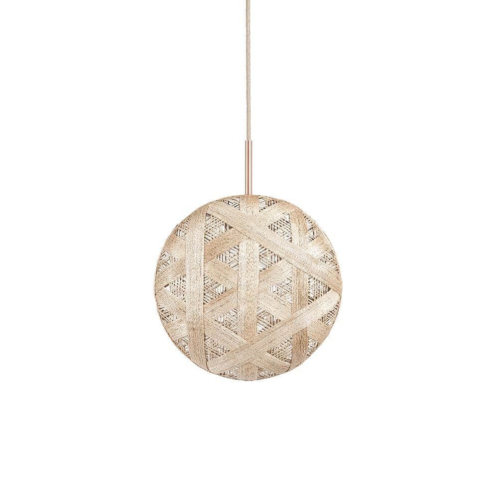 Forestier Pendelleuchte Chanpen Hexagonal - stilvolle, runde Hängeleuchte mit raffiniertem Design in modernem Interieur.