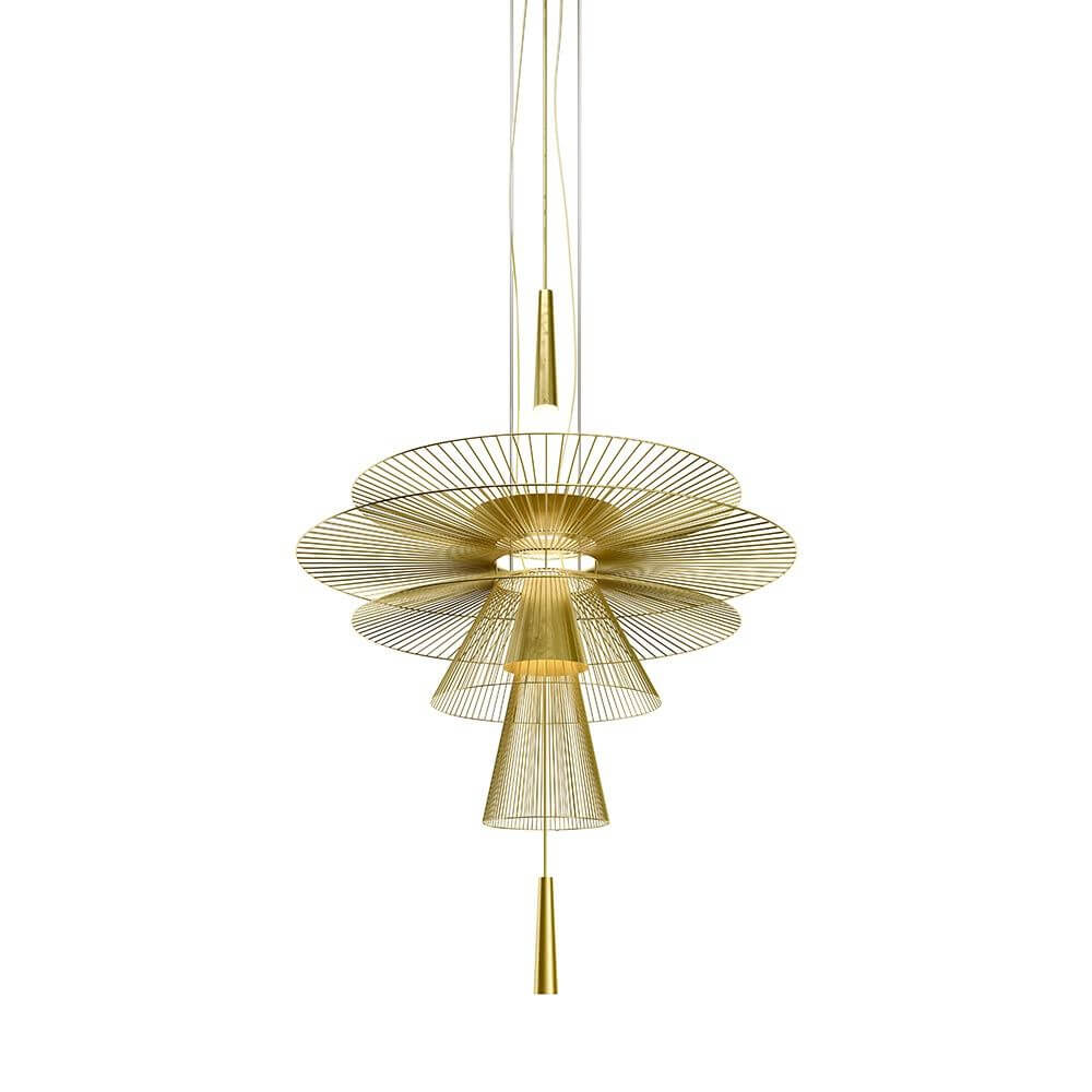 Forestier LED Pendelleuchte Gravity Origin Ø 120cm in edlem Design und besonderer Lichtwirkung.