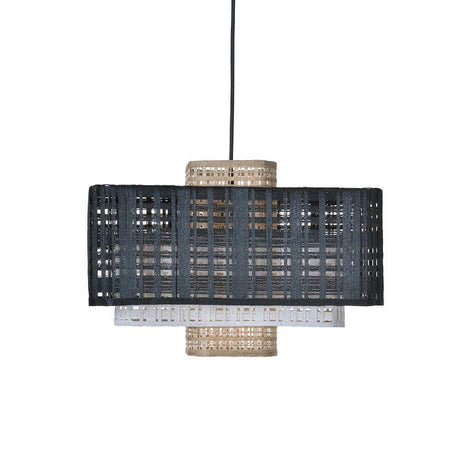 Forestier Matrix pendant light with three differently shaped shades in a trendy layered look