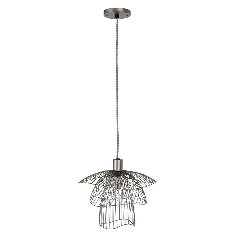 Forestier Pendelleuchte Papillon Ø 30cm in modernem Design mit metallenen Kuppeln und recyceltem Material.