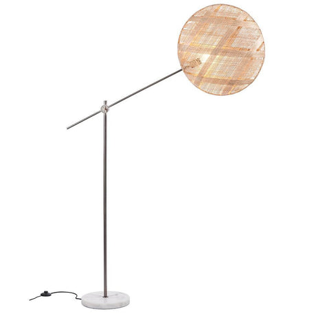 Forestier floor lamp Chanpen Diamond with marble base, modern floor lamp with creative design for living spaces.