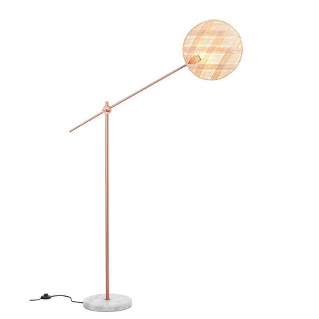 Forestier floor lamp Chanpen Diamond with marble base, elegant floor lamp in modern design.