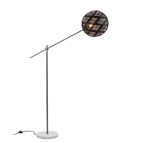Forestier floor lamp Chanpen Diamond with marble base in modern design for creative lighting.