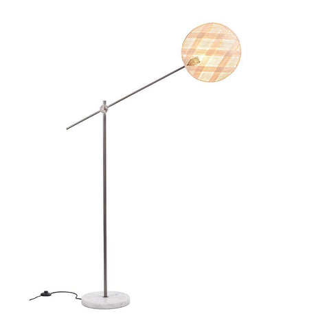 Forestier floor lamp Chanpen Diamond with marble base in modern design and creative lighting.