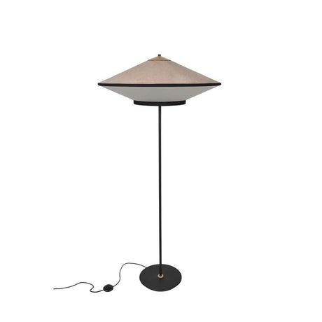 Forestier floor lamp Cymbal 150cm with an elegant design and a velvet lampshade in exciting colors.