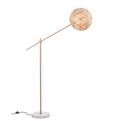 Forestier floor lamp Chanpen Hexagonal with a unique design and creative light for living spaces.