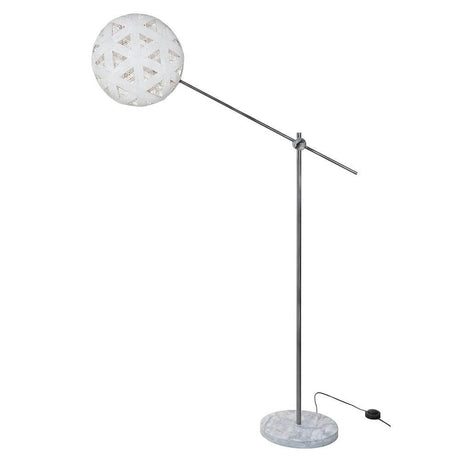 Forestier floor lamp Chanpen Hexagonal in a modern design with creative lighting for living spaces.