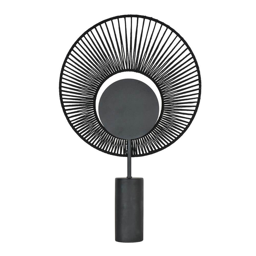 Forestier Tischlampe Oyster 65cm mit Metallring-Schirm und blende-free Lichtdesign