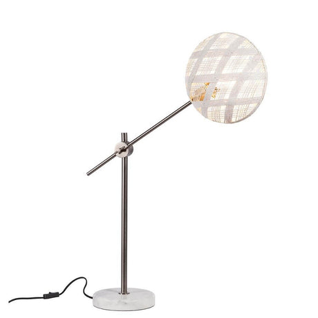 Forestier table lamp Chanpen Diamond with marble base in modern design and elegant base.