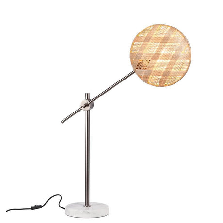 Forestier table lamp Chanpen Diamond with marble base in modern design and elegant color scheme.