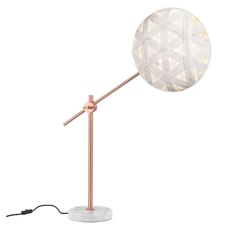 Forestier table lamp Chanpen with marble base on a modern table