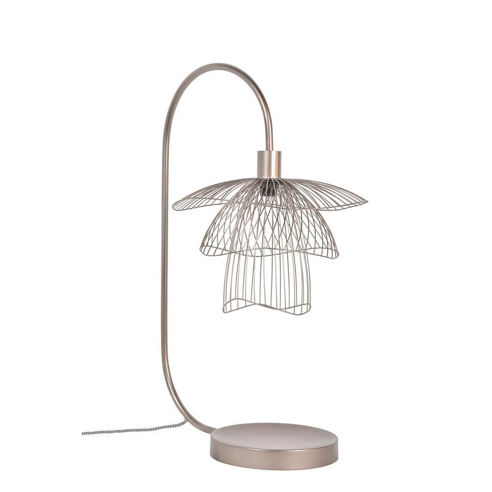 Forestier Tischleuchte Papillon 62cm mit luftig-leichtem Design und wunderbaren Licht- und Schattenspielen.