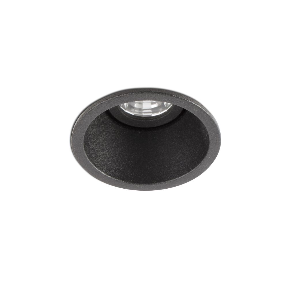 Fox Downlight 2700K Schwarz - elegante Deckeneinbauleuchte mit hochwertiger LED Beleuchtung