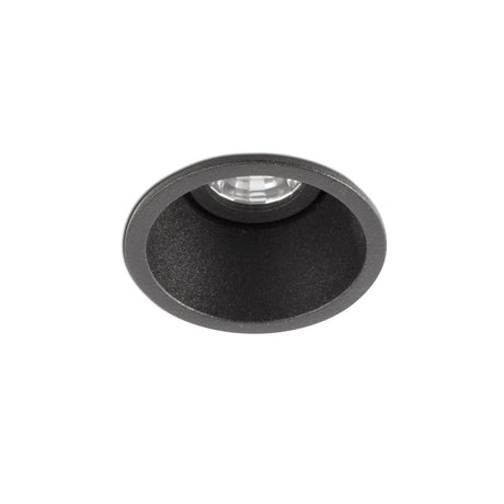 Fox Downlight 2700K Noir - élégant luminaire encastré de plafond avec un éclairage LED de haute qualité
