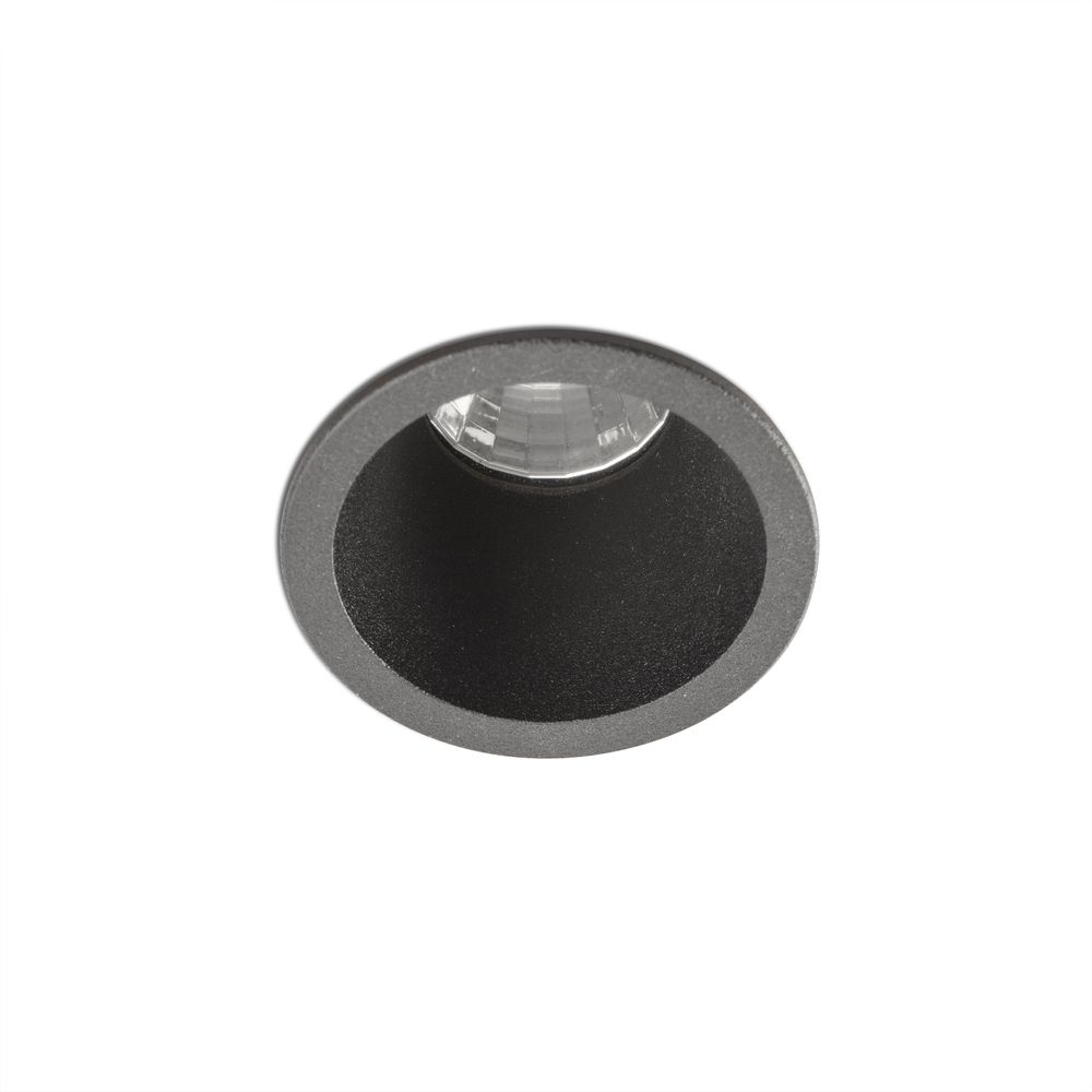 Fox LED Downlight Schwarz in modernem Design für optimale Innenraumbeleuchtung.