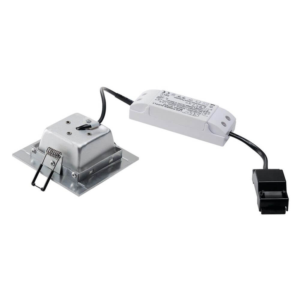 Frame BASIC LED Set Downlight Weiß 6W 3000K inkl. Treiber für effiziente Wand- und Deckeneinbau-Lösungen.