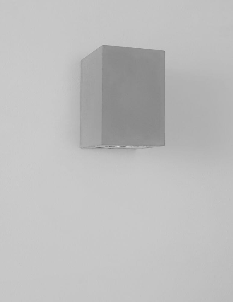 Fuento Außenwandleuchte H 12cm Beton IP65