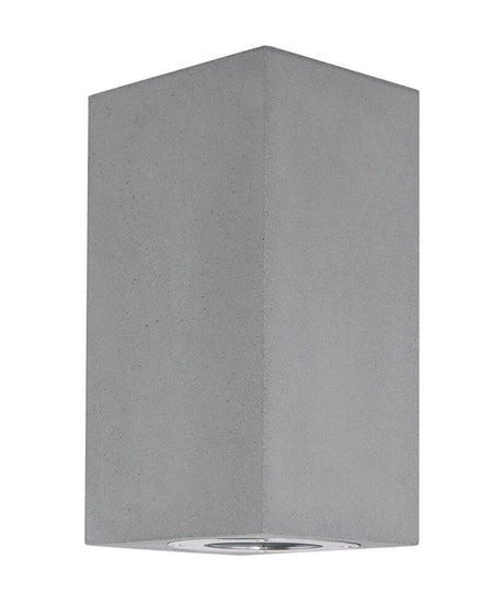 Fuento udendørs væglampe H 18cm beton IP65 in a modern gray concrete look for stylish outdoor lighting.