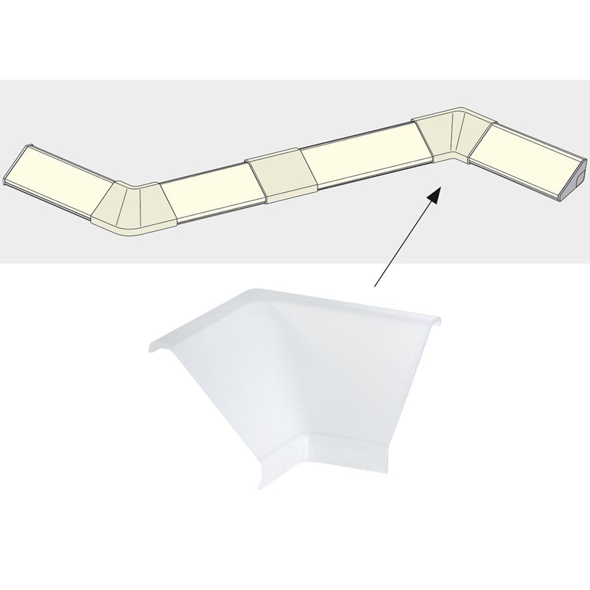 Function Delta Profil Inside Corner 2er Pack Satin