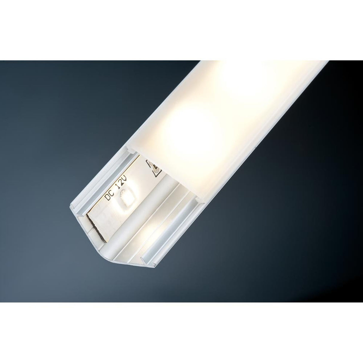 Function Delta Profil mit Diffusor 200cm Alu eloxiert Satin