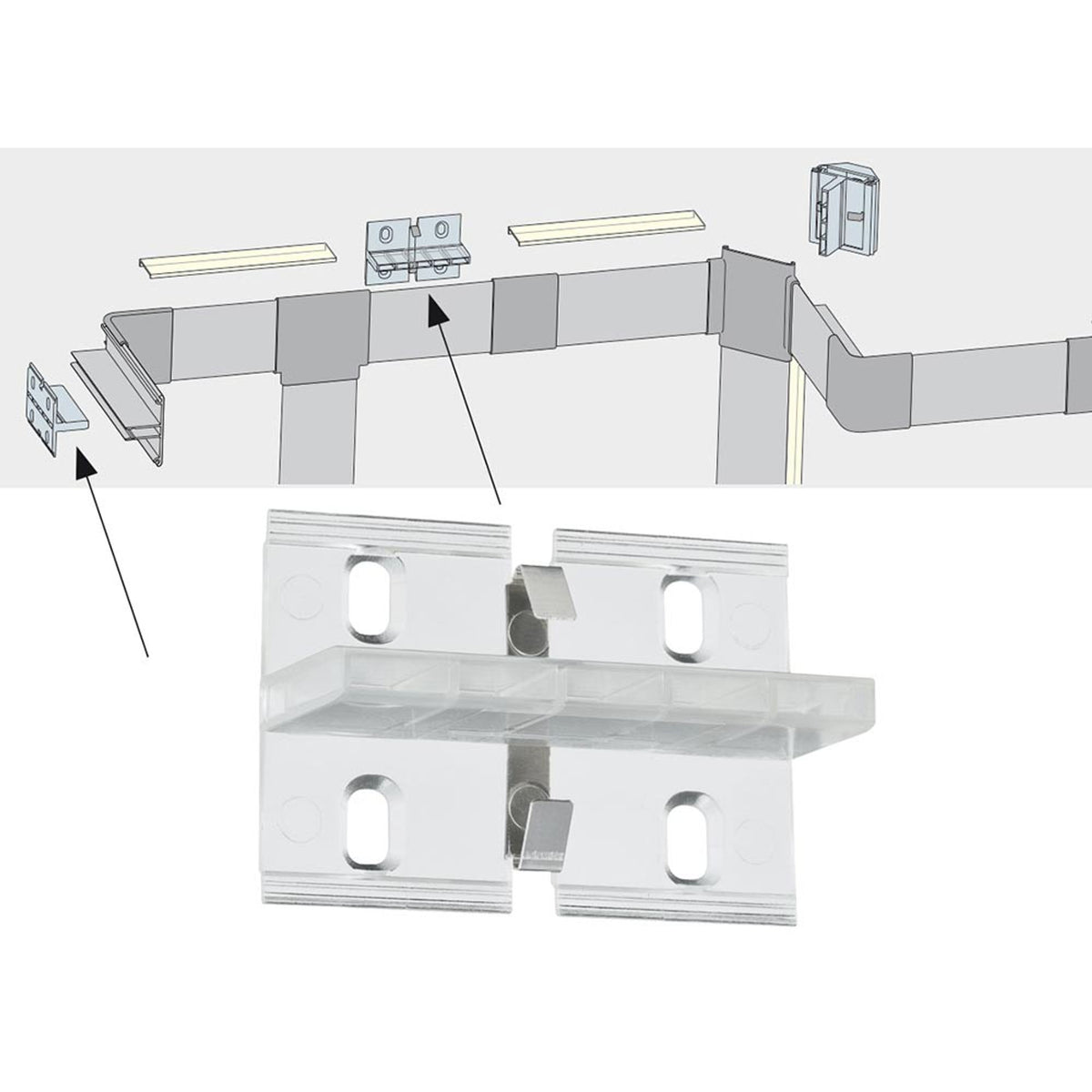 Function Duo Profil Fixture 4er Pack Transparent
