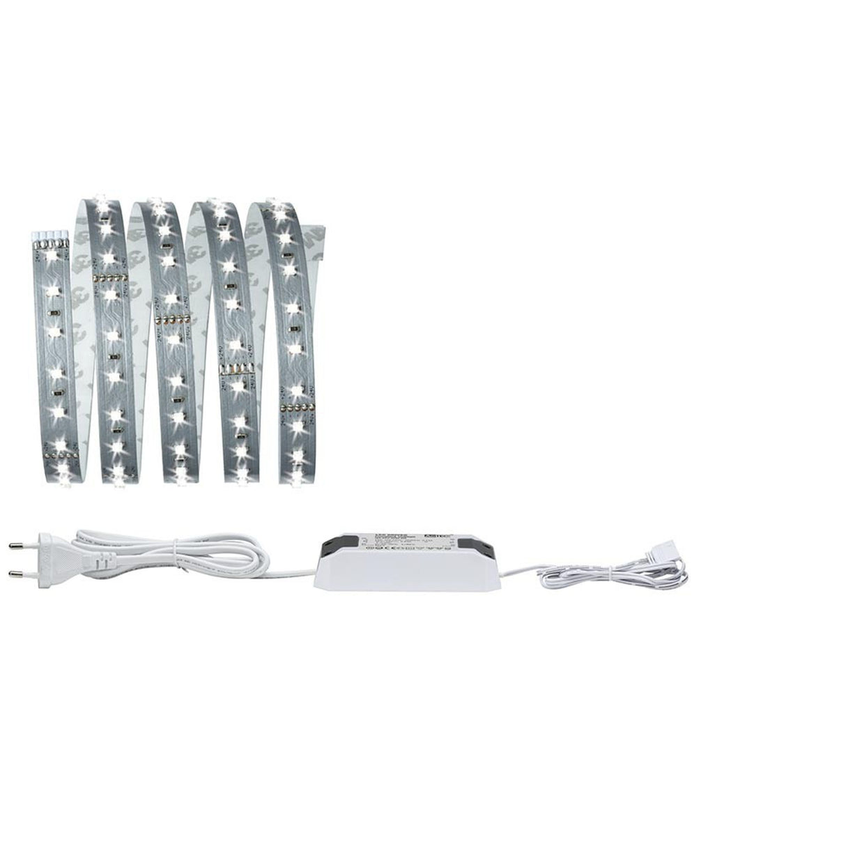 Function MaxLED 500 Basisset 1,5m Tageslichtweiß 8,5W 24V 20VA Silber