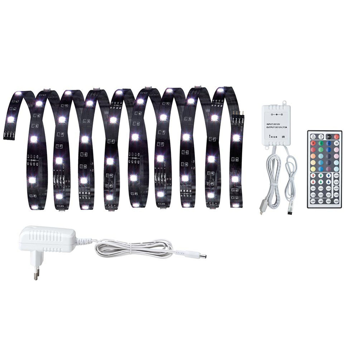 Function YourLED ECO Basisset 3m RGB 21,6W 12V 36VA Schwarz