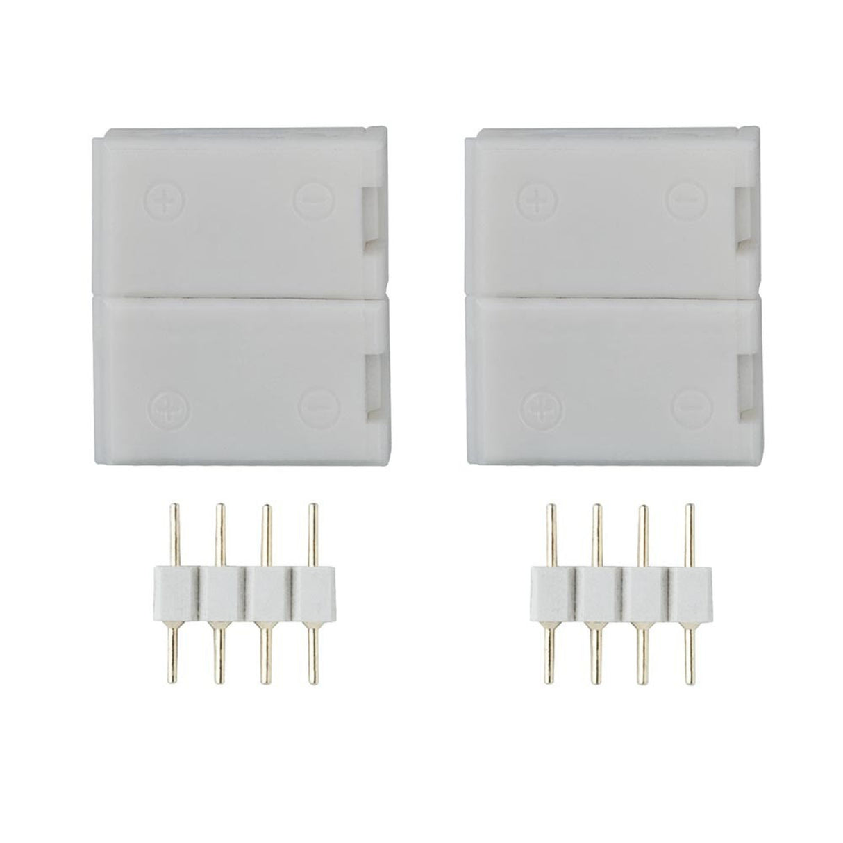Function YourLED ECO Clip-to-Clip Connector 2er Pack Weiß