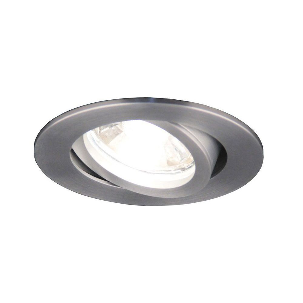 s.luce GU10 Einbaustrahler True schwenkbar 230V Alu-Matt