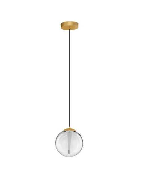 Lampada a ciondolo Galeo Ø 22 cm 3000k oro