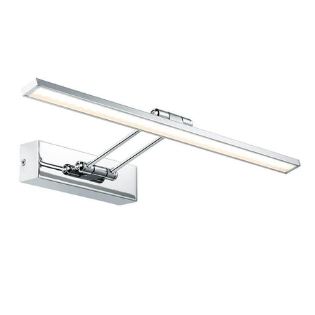 Galeria picture light LED Beam Fifty 7W Chrome with swiveling LED light for artworks.