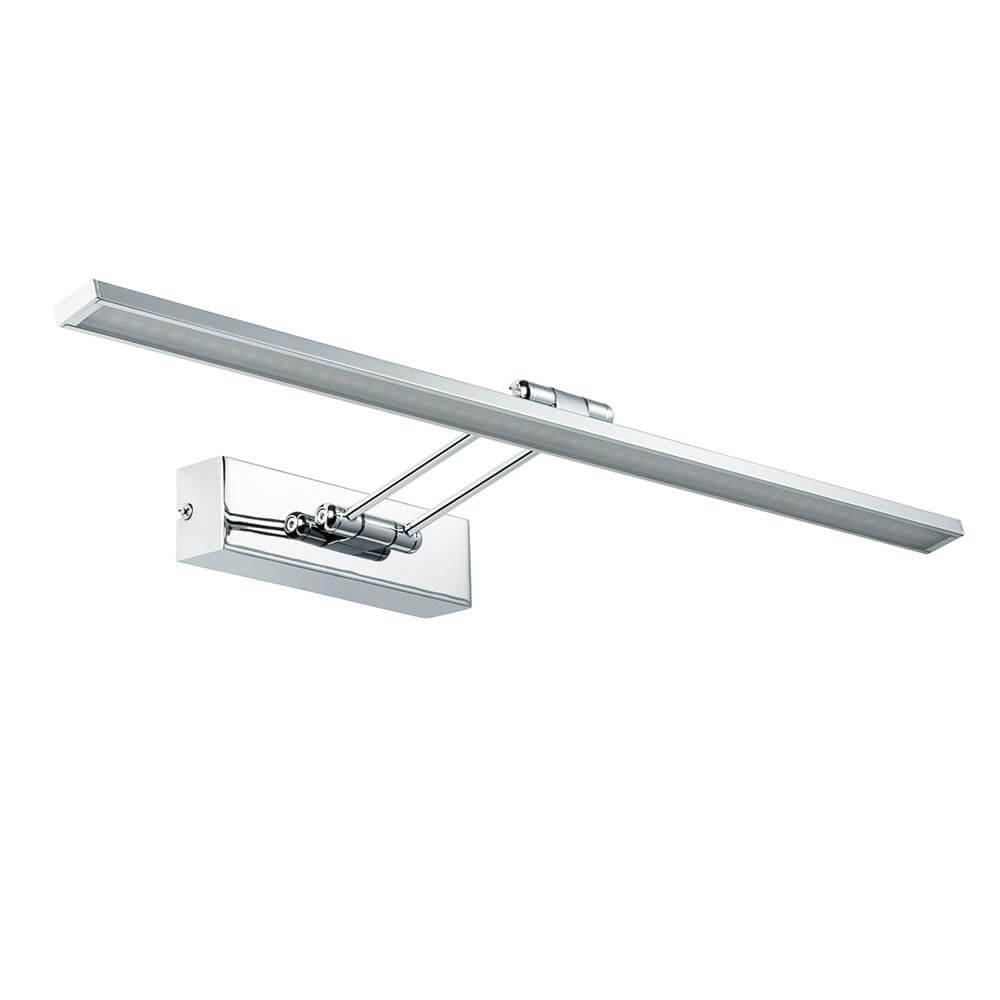 LED Bilderleuchte Galeria Beam Sixty 11W Chrom mit verstellbaren Gelenken für optimale Ausleuchtung.