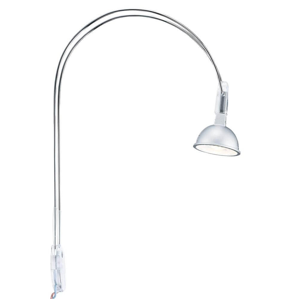 Galeria Spiegelleuchte LED II Chrom 2x4W GU5,3 mit verstellbarem Spotkopf für optimale Beleuchtung.
