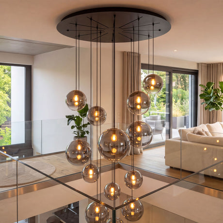 s.luce Orb gallery light 12 luces modular