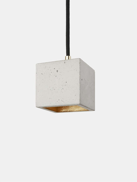 Gantlights B6 Hängelampe Beton - minimalistische Pendelleuchte aus handgefertigtem Beton im modernen Design.