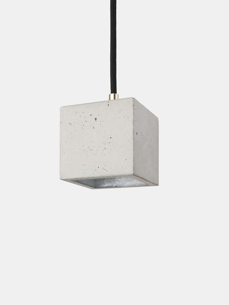 Gantlights B6 Hängelampe Beton, minimalistische Pendelleuchte aus handgefertigtem Beton im modernen Design.