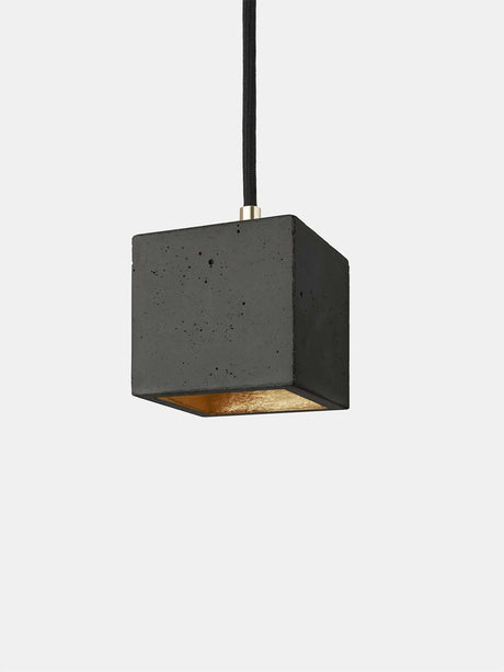 Gantlights B6 Hängelampe Beton, minimalistische Pendelleuchte aus handgefertigtem Beton, elegant und modern.