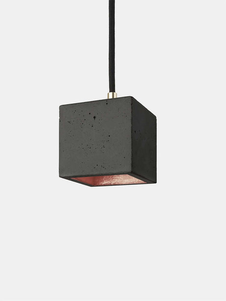 Gantlights B6 Hängelampe Beton, handgefertigte minimalistische Pendelleuchte aus Beton.
