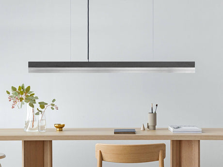 Gantlights C1 lámpara colgante LED de hormigón y madera